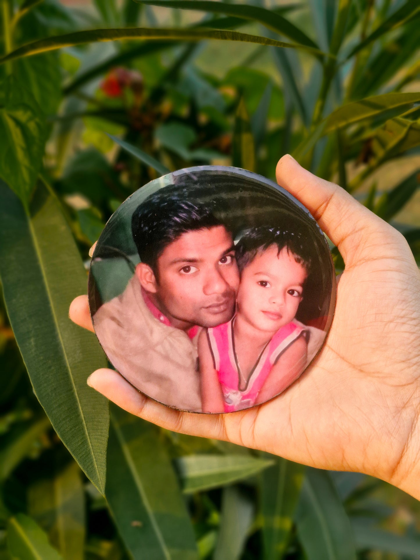 Custom Round Photo Fridge Magnet
