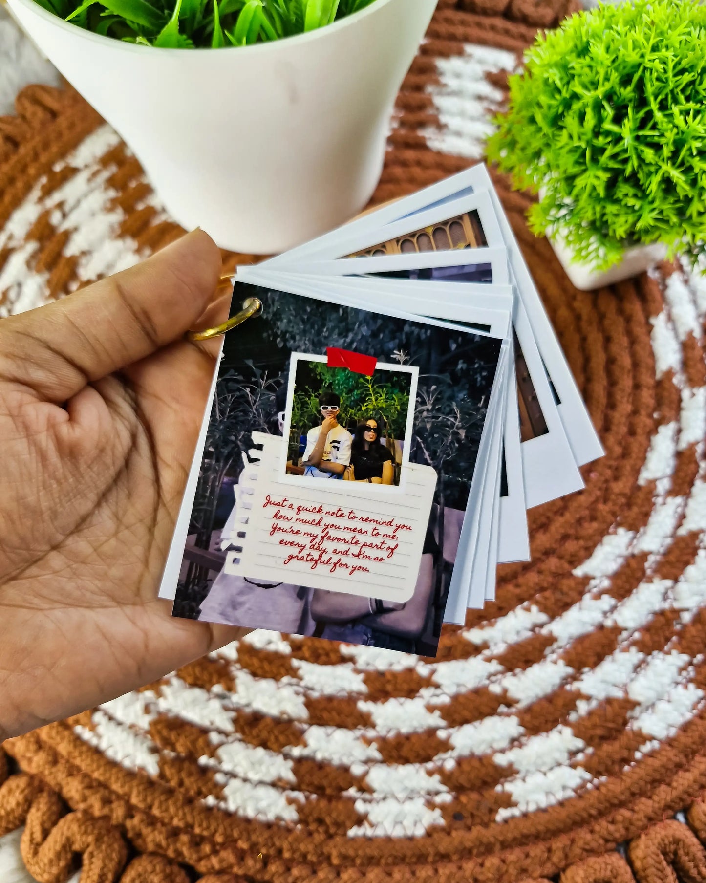 Personalized Rakhi Gift Hamper for Sister – String Art, Photos & More