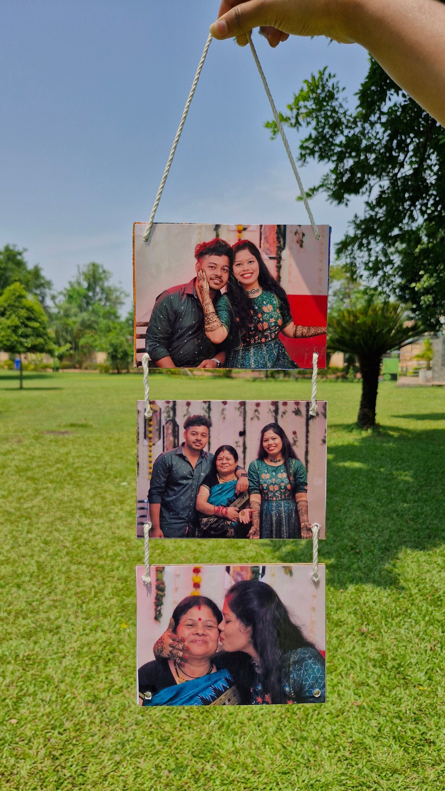 Personalized Hanging Photo Board