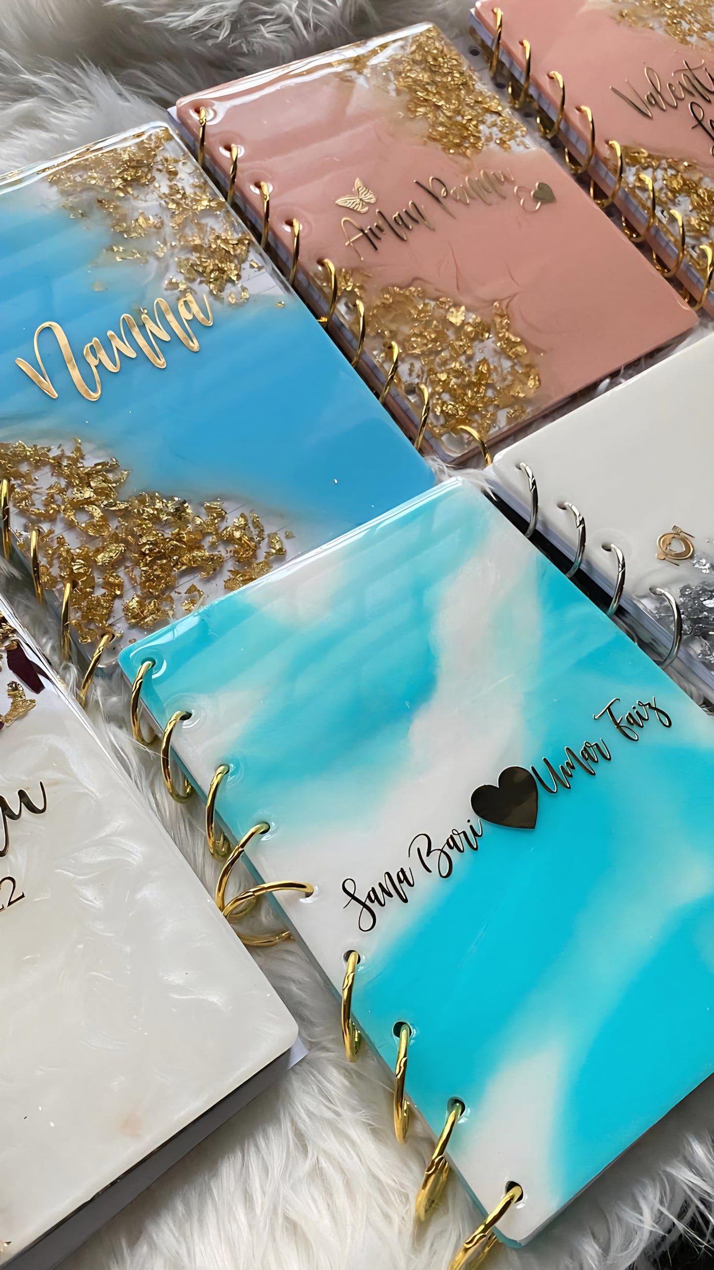 Personalized Resin Notebook