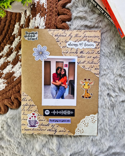 Personalized Photo Collage Card With Message