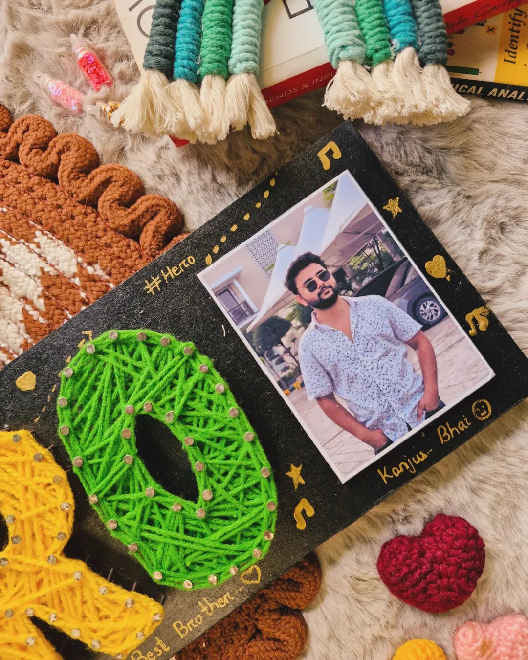 Best Bro Sis String Art – Personalized Handmade Sibling Gift
