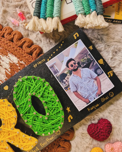 Best Bro Sis String Art – Personalized Handmade Sibling Gift