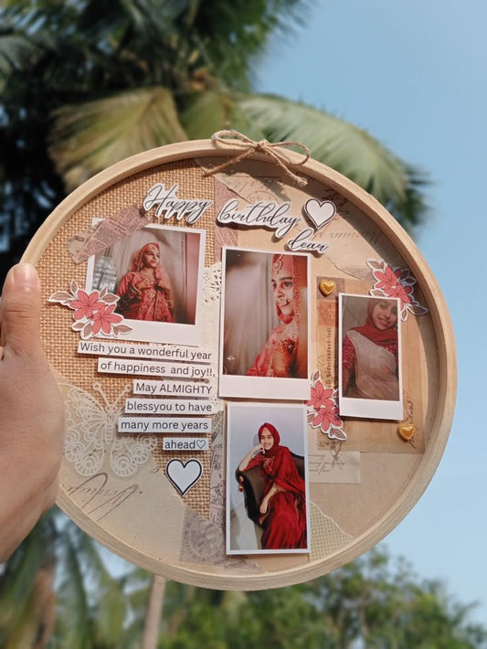 Round Aesthetic Photo Frame