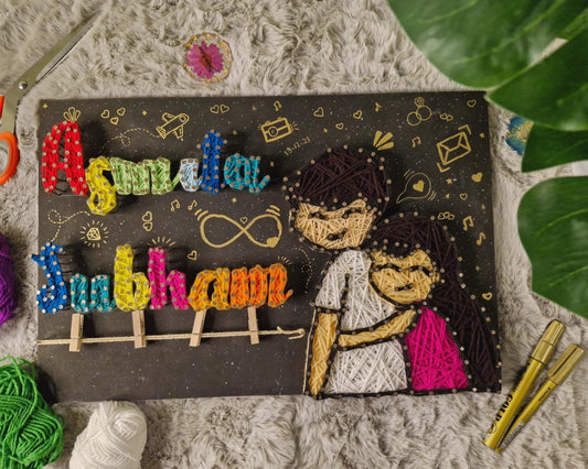 Unique Anniversary & Wedding Gift with Names & Date