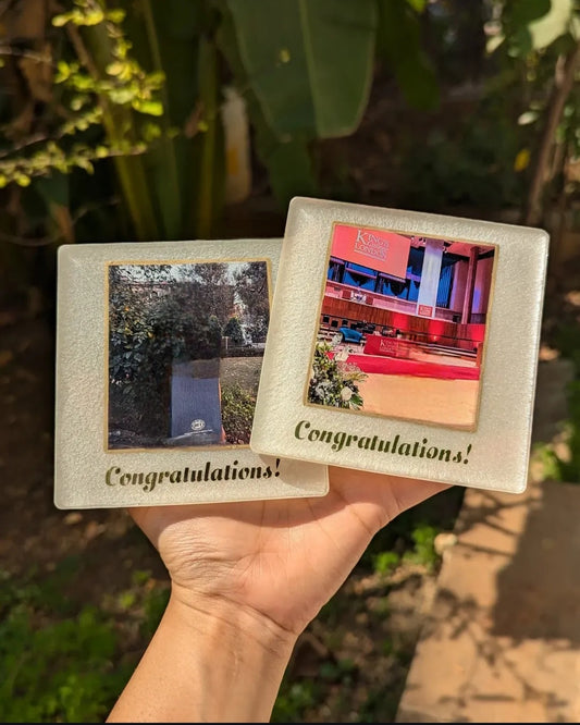 Personalized Mini Resin Photo Frame with Stand
