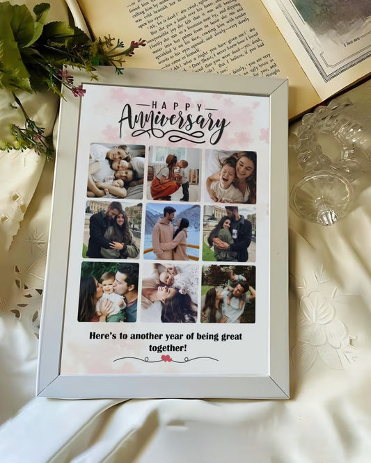 Personalized Love Story Timeline Photo Frame